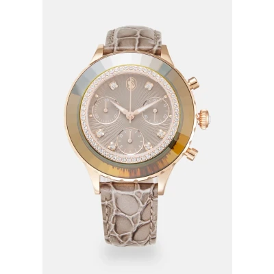Image de Swarovski Octea Montre à aiguilles Grey/rose goldcoloured, Femme, Taille: One Size, gold coloured