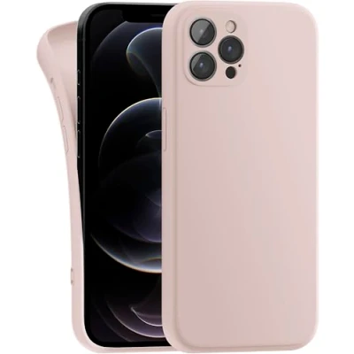 Image de MyGadget Coque Compatible avec Apple iPhone 12 Pro Max Case TPU Souple &amp; Soft Cover Protection Extra Fine Légère Étui Coloré Anti Choc et Rayures Rose