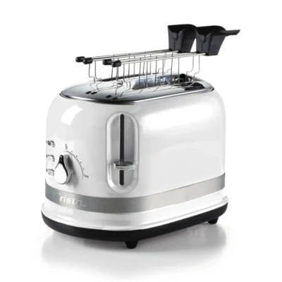 Image de Toaster 2 fentes Moderna Ariete Blanc 6 niveaux de dorage Fonction dégivrage