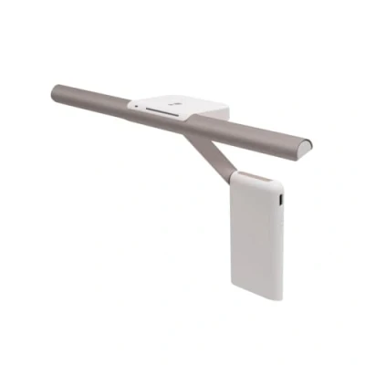 Image de BenQ LaptopBar Lampe de bureau LED pour l&#039;ordinateur portable.Deux Modes d&#039;Éclairage,Gradation Automatique et Facilement transportable Blanc