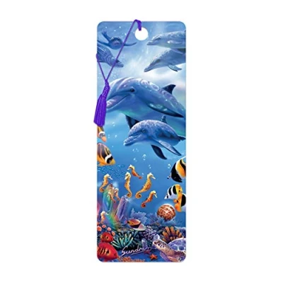 Image de 3D LiveLife Marque page Hippocampe de Deluxebase. avec illustrations lenticulaires sous licence l&#039;artiste renommé Steve Sundram