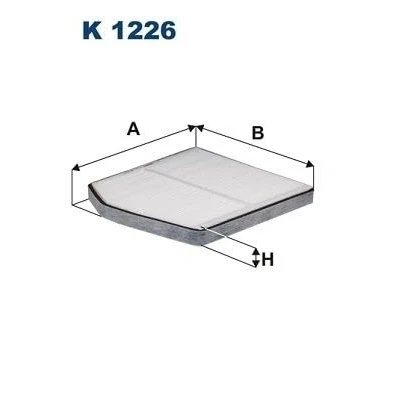 Image de FILTRON K 1226 Filtre d&#039;habitacle à particules 282 254 26 VOLVO: XC90 I, S60 V70 2