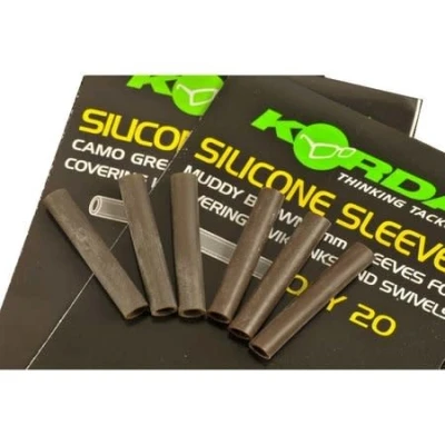 Image de Korda Silicone Sleeves Camo Green 3mm QTY 20