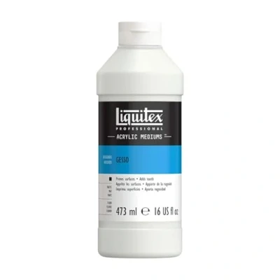 Image de Liquitex Additif Gesso Blanc Flacon 473ml
