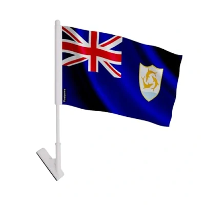 Image de Drapeau adhésif Anguilla 14 x 21 cm 5 pièces Polyester Léger et robuste