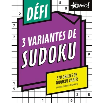 Image de 3 variantes de sudoku 370 grilles sudokus variés (Broché)