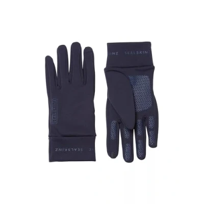 Image de SEALSKINZ Gants Acle en nano polaire, hydrofuges, pour le froid, bleu marine, taille XL