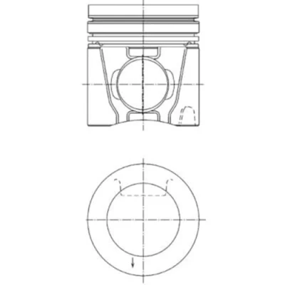 Image de Piston KOLBENSCHMIDT 41166600