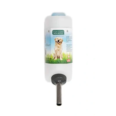 Image de Lixit Bouteilles d&#039;eau à Large Ouverture pour Grands et Petits Chiens (Grand Chien, 946,2 g, Blanc)