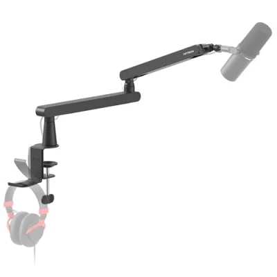 Image de IXTECH Lizard Pro Bras de micro LP pour microphone à profil bas réglable Blue Yeti Shure Sm7b Hyperx QuadCast Rode Fifine et At2020 360 jeux podcasts