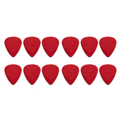 Image de D Grip Médiators Plectrum/Pick, Forme Standard 351, 0,73 mm, rouge, 12 pièces