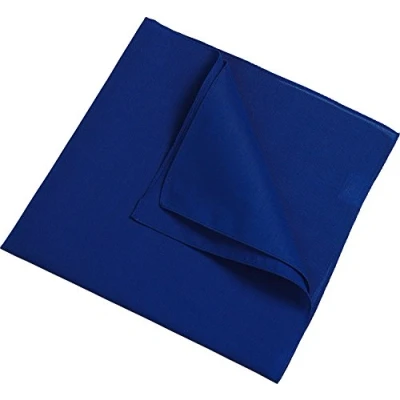 Image de PURECITY© Bandana Original Paisley Coton Foulard Qualité Supérieure Unité Lot de 6 12 52cm x 52 cm Tendance Accessoire Mode Nouvelle Collection (28# Bleu roi uni)