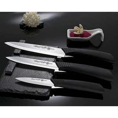 Image de Quttin Set de 3 couteaux en céramique très affutés