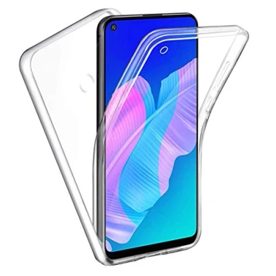 Image de PHONILLICO Coque pour Huawei P40 Lite E Protection Gel TPU Silicone Intégrale Transparent 2 Parties Avant Arrière Emboitable