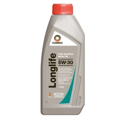 Image de Comma Longlife 5W 30 1I Huile moteur GML1L VOLKSWAGEN: Golf 4, 7, Polo V 3/5 portes, MERCEDES BENZ: SLK, Classe A, C Berline