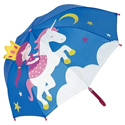 Image de VON LILIENFELD® Parapluie Enfant la princesse à licorne Garçon Fille Robuste Jusqu&#039;à 8 Ans
