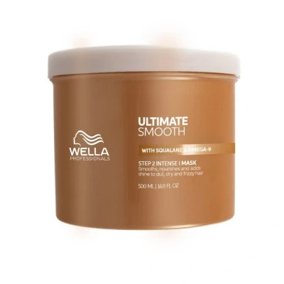 Image de Wella Professionals Ultimate Smooth Masque Capillaire Nourrissant avec Squalane &amp; Omega 9 Pour Cheveux Secs, Ternes et Frisés (500ml)