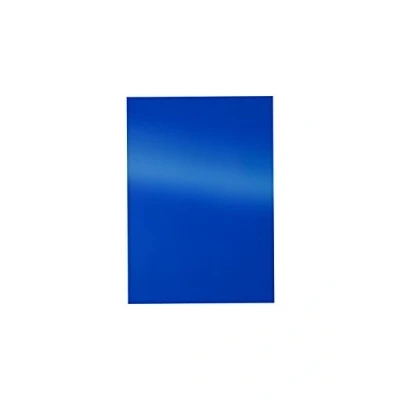 Image de Pavo Boîte de 100 Couvertures reliure carton glacé brillante 250 g A4 Bleu
