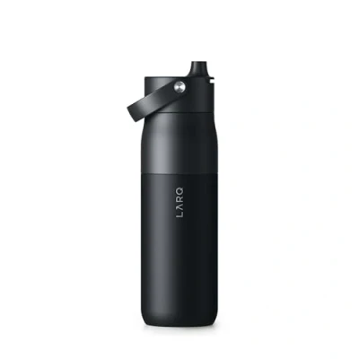 Image de LARQ Bottle Swig Top 1 L Bouteille à large goulot en acier inoxydable isolation sous vide Garde l’eau froide d’eau réutilisable pour le sport et les voyages, Obsidian Black