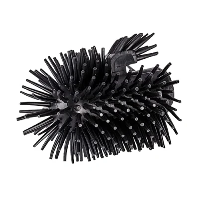 Image de WENKO brosse de rechange en silicone avec pour rebords Ø 7,5 cm Porte WC Noir