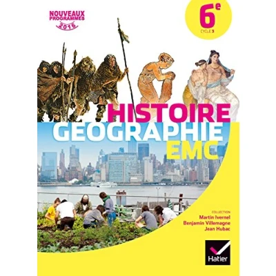 Image de Histoire Géographie Enseignement Moral et Civique 6e Manuel de l&#039;élève Nouveau programme 2016 Livre d’occasion Correct