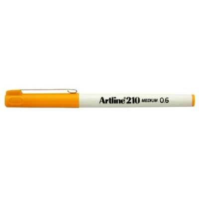 Image de Artline 210 Lot de 12 feutres fins Pointe ogive 0,6 mm Jaune