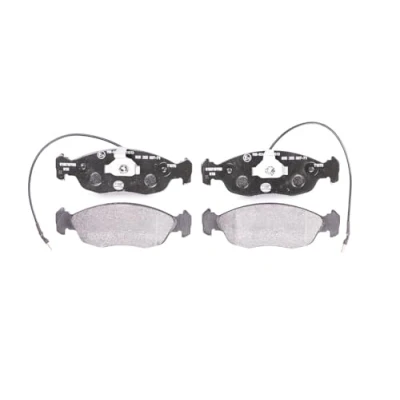Image de HELLA 8DB 355 007 711 Jeu de plaquettes frein avec contact du palpeur d&#039;usure intégré PEUGEOT: 306 3/5 portes, 106 II Cabriolet
