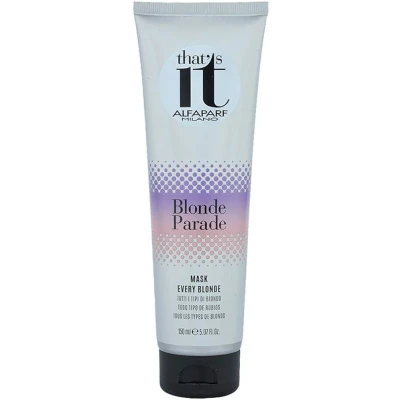 Image de Alfaparf Masque That&#039;s it Blonde Parade Mask Masker Blond Haar 150 ml Pour cheveux blonds