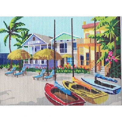 Image de Mc Kit Canevas Barques 15 x 20 cm