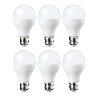 Image de Amazon Basics ampoule LED E27 A60 avec culot à vis, 14W (équivalent incandescente 100W), blanc chaud, dimmable Lot de 6
