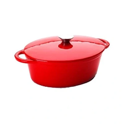 Image de IBILI Cocotte ronde ovale, 27 x 21 cm, Fonte, Compatible avec l’induction
