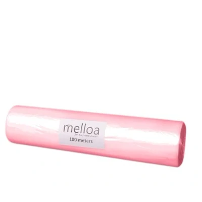 Image de MELLOA Kit de recharge pour remplir 10 cartouches seau à couches compatible avec Tommee Tippee Sangenic TEC Simplee Twist &amp; Click et bien d&#039;autres en cassettes (Rose, 100m)