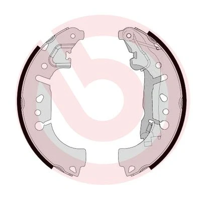 Image de BREMBO S 23 580 Mâchoires De frein 228 42 avec levier à main FIAT: Tipo Berline, 3/5 portes, Qubo