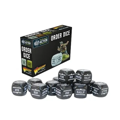 Image de Commandez des dés pour Bolt Action (Noir) par Warlord Games
