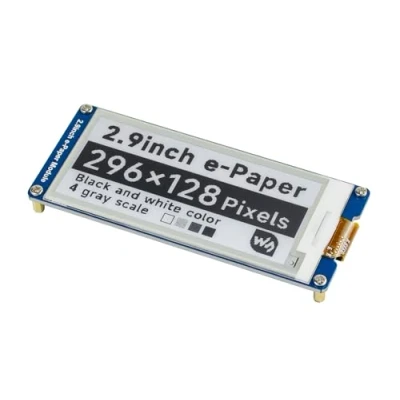 Image de Waveshare 2.9 inch E Paper Display Panel Module Kit 296x128 Resolution Ink Electronic Screen for Raspberry Pi/Jetson Nano/Arduino/STM32 Support Partial Refresh SPI Interface