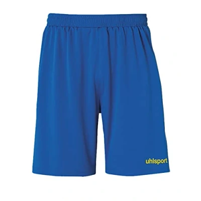 Image de uhlsport Center Basic Short pour Enfant, 100334227, Bleu Azur/Jaune, 140 cm