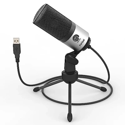 Image de FIFINE USB Microphone d&#039;enregistrement de Studio, Micro à Condensateur pour PC, PS4, Mac, Windows