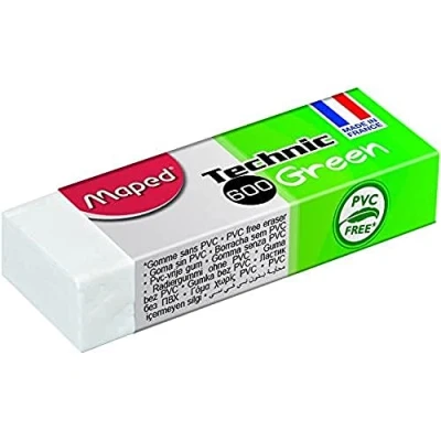 Image de Maped Gomme Technic 600 M115920 Sans PVC 1 pièce Vert