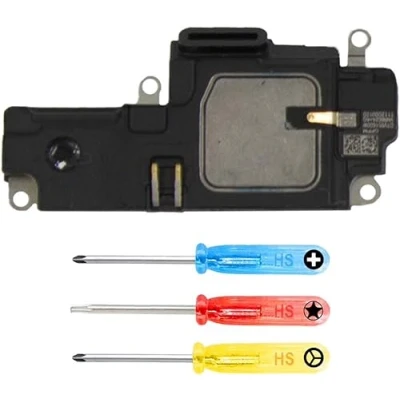 Image de MMOBIEL Haut Parleur Compatible avec iPhone 12/12 Pro Sonnerie Buzzer Loud Speaker de Rechange INCL. Tournevis