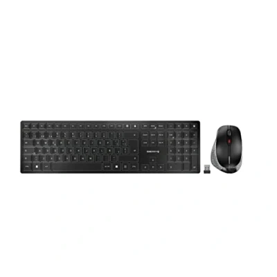 Image de CHERRY STREAM KEYBOARD TKL, clavier mécanique filaire sans pavé numérique, Disposition tchèque/slovaque (QWERTZ/QWERTY), Sensation de frappe unique, Blanc grisé