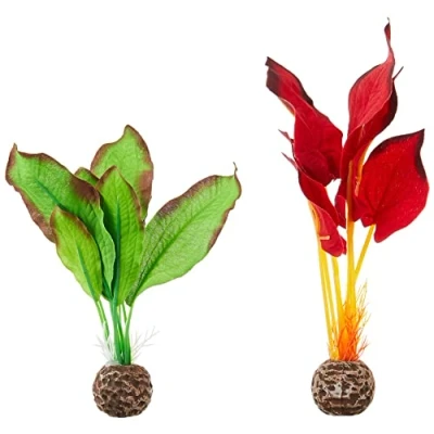 Image de biOrb Jeu de plantes en soie S vert et rouge