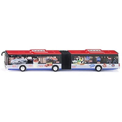 Image de siku 3739, Bus Articulé Timeline 100 Ans de Sieper, 1:50, Édition limitée, Métal/Plastique, Multicolore, Articulation Mobile