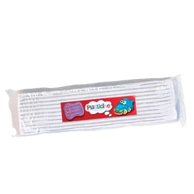 Image de Pâte à modeler blanche 400 g pour animateurs professionnels et maquettistes, ne sèche jamais, sculptures, maquettes animations stop motion