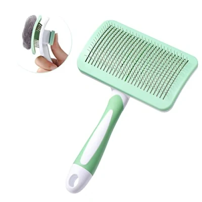Image de Vinabo Brosse Autonettoyante à épiler pour Chiens et Chats Toilettage Animaux de Compagnie,Épilation en Un clic adapté Cheveux Animaux, Poils courts Longs