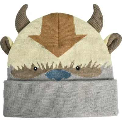 Image de Concept One Avatar The Last Airbender Appa Acrylic Knitted Winter Hat Beanie with Cuff Bonnet Mtze, Multicolore, Taille Unique Mixte