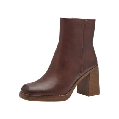 Image de Marco Tozzi Bottines, Femme, Taille: 39, Chestnut Matière synthétique