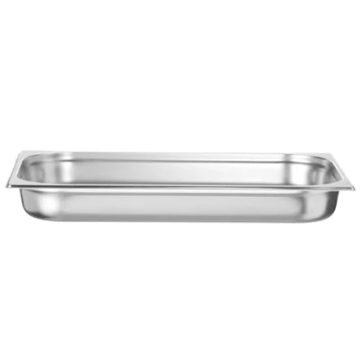 Image de HENDI Bac Gastronorme, GN 1/1, résistance thermique 40 C à 300 C, utilisable dans des fours convection, réfrigérateurs, bain maries, chafing dishes, 9L, 530x325x(H)65mm, inox
