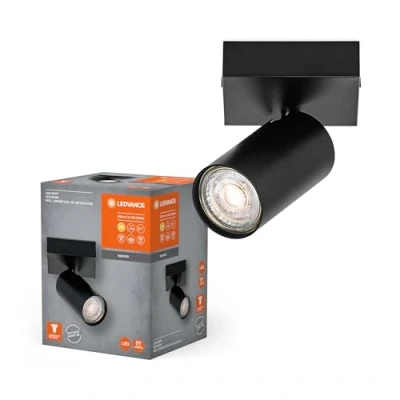 Image de LEDVANCE LED Spot Octagon 1X3.4W 927 GU10 BKLEDV, Acier Inoxydable, 3.4 W, Black