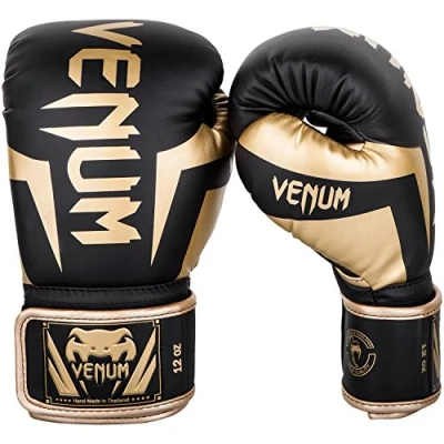 Image de Venum Gants de boxe Elite Noir/Doré 10 Oz