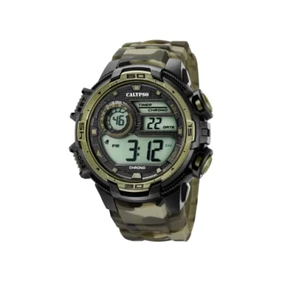 Image de Calypso Hommes Chronographe Quartz Montre avec Bracelet en Silicone K5723/6